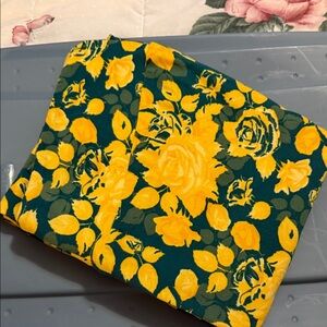 LuLaRoe leggings- green and yellow floral
